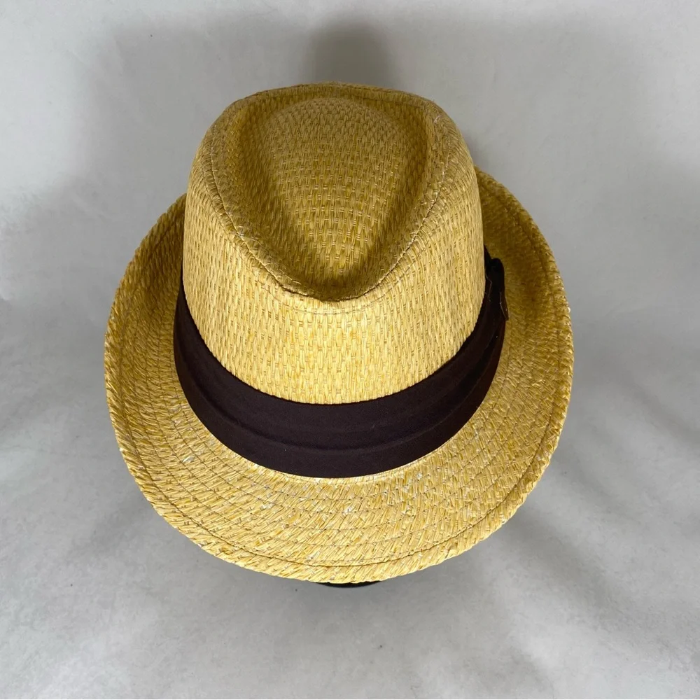 Dorfman Pacific Fedora Front Pinch Diamond Crown Hat NWT
